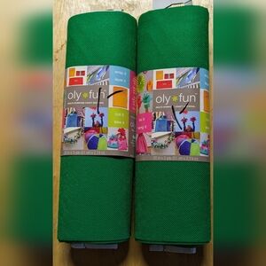 🎨 Oly*Fun Multi-Purpose Craft Fabric – 2 Rolls 3 Yards Each Clover, TM4